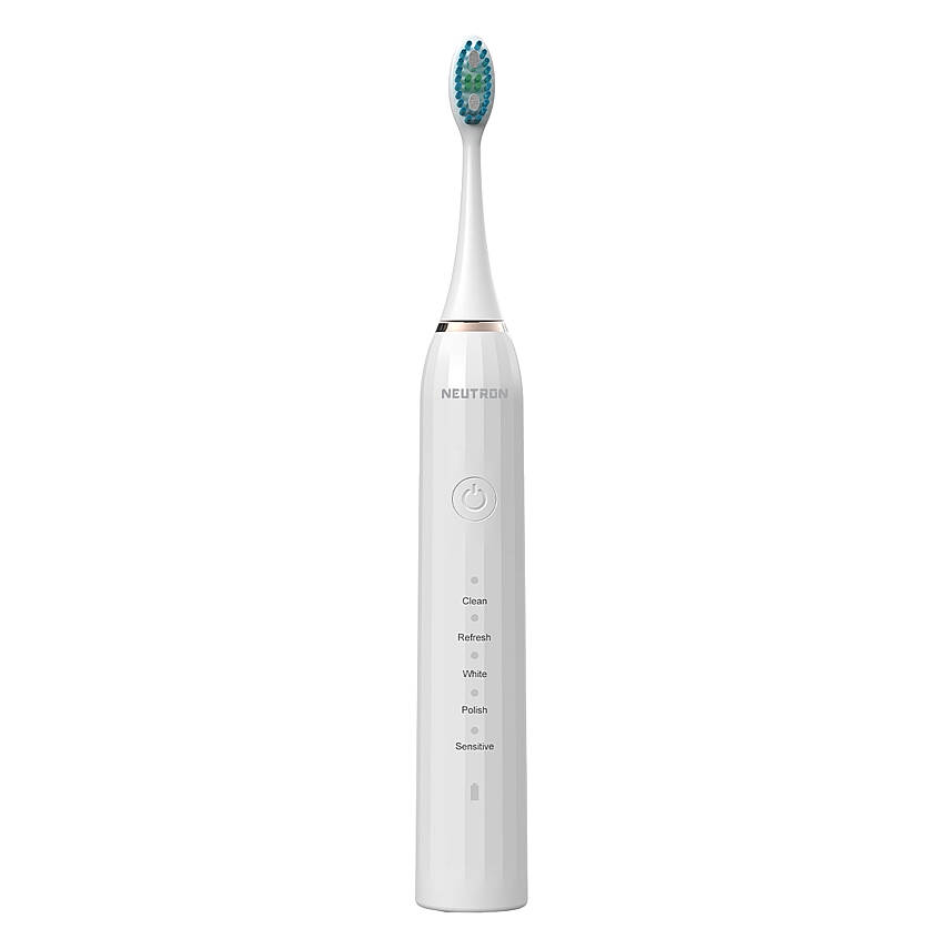 Neutron NTL-TB-01EW Şarjlı Sonik Diş Fırçası Beyaz, 60°C hareketli Başlık - 1